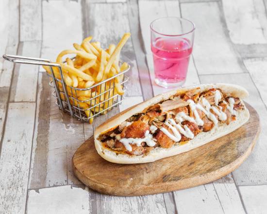 Menu sandwich kebab