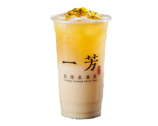 Order Yakult Passionfruit Green Tea 養樂多百香綠茶 food online from Yifang Taiwan Fruit Tea store, SF on bringmethat.com