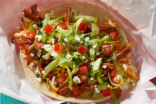Order Shredded Brisket Taco food online from Fuzzy's Taco Shop store, Lakeland on bringmethat.com