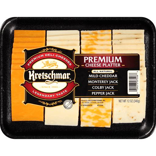 Order Kretschmer Premium Cheese Platter 12oz food online from Everyday Needs by Gopuff store, Santa Rosa on bringmethat.com