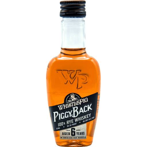 Order WhistlePig Piggy Back 6 Year Rye (50 ML) 138137 food online from Bevmo! store, Los Angeles on bringmethat.com
