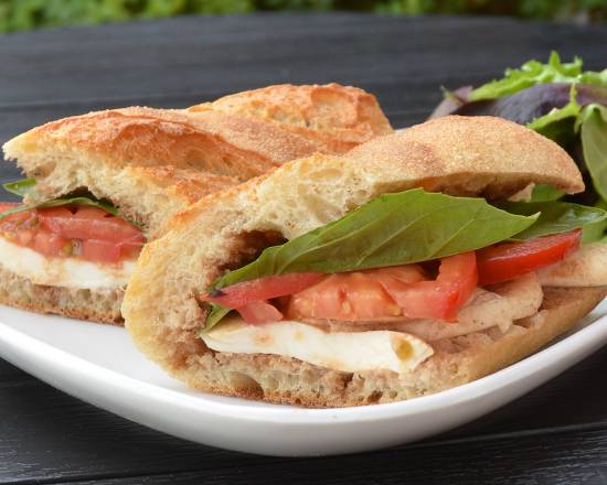 Order Caprese Sandwich food online from Comoncy store, Beverly Hills on bringmethat.com