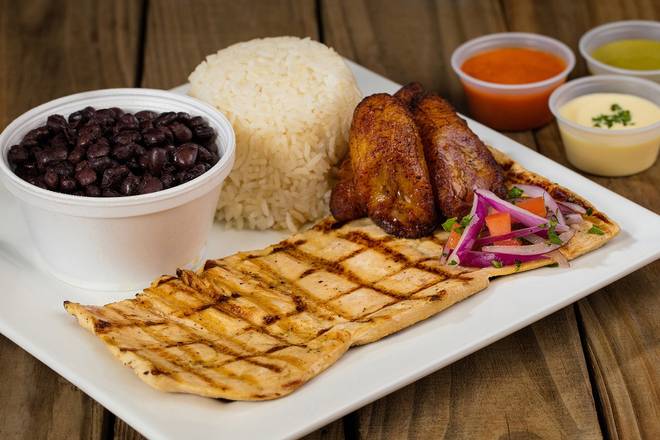 Order Boneless Breast (½ lb) with any 2 Side Orders  food online from La Granja store, Hollywood on bringmethat.com