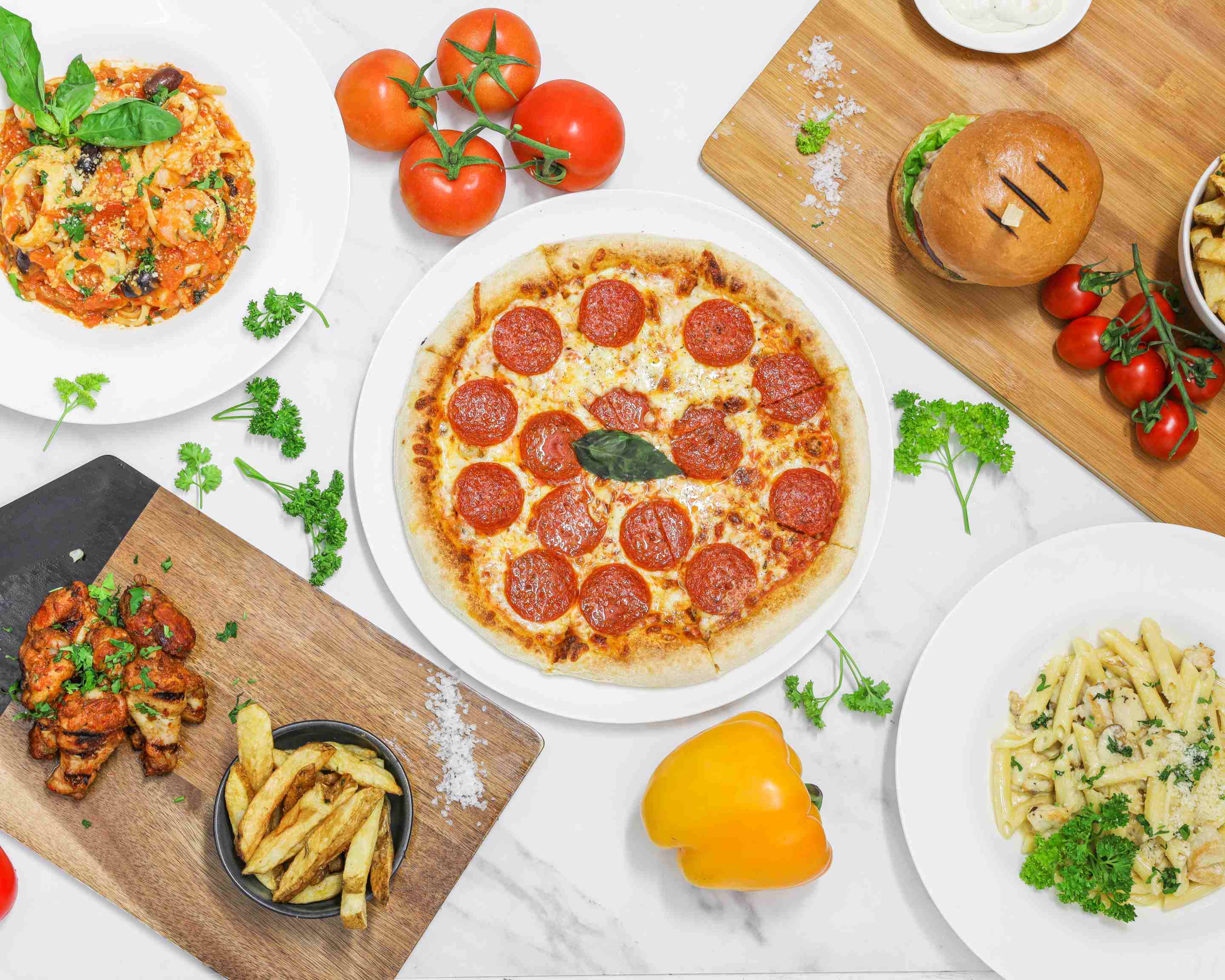 Fiamma Pizza and Pasta Menu Takeaway in London Delivery menu