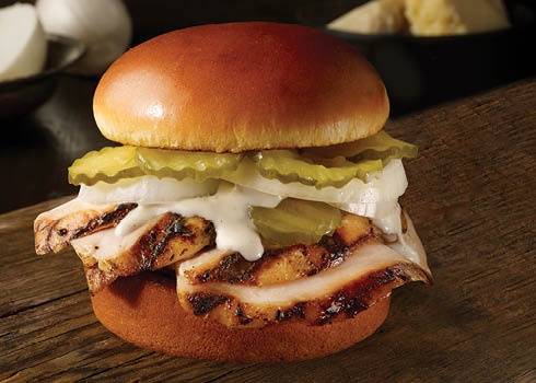 Order Chicken Breast Classic Sandwich food online from Dickey Barbecue Pit store, Orlando on bringmethat.com