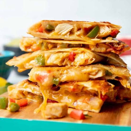 Order QUESADILLA CHICKEN food online from Whiskey Wings store, Largo on bringmethat.com