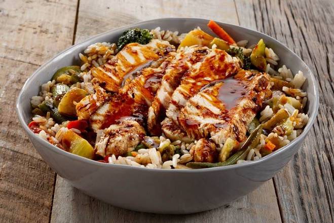 Order Bourbon Chicken Bowl food online from Fussell Cake Company store, Lawrenceville on bringmethat.com