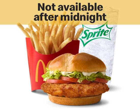 Order Deluxe Crispy Chicken Sandwich Meal food online from Mcdonald store, Wingate on bringmethat.com