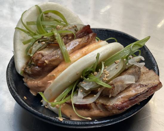 Order Pork Belly Bun food online from 9th St Ramen store, Los Angeles on bringmethat.com