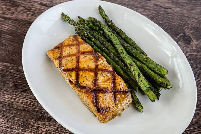 Order Fresh Atlantic Salmon food online from Wood Ranch BBQ & Grill store, Rancho Santa Margarita on bringmethat.com