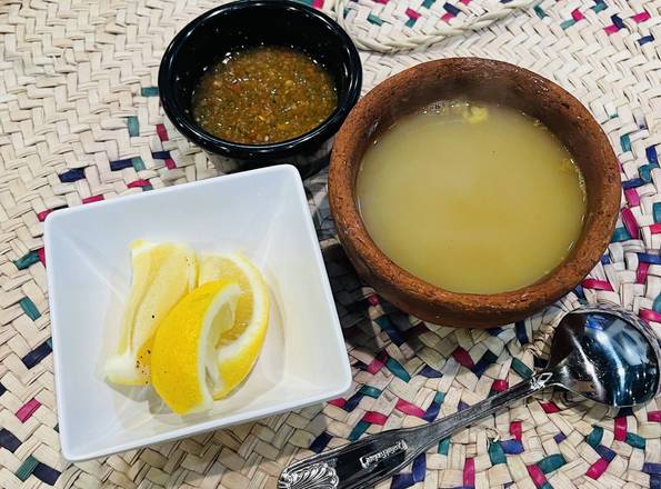 Order مرق لحمة| LAMB SOUP food online from House Of Mandi store, Anaheim on bringmethat.com