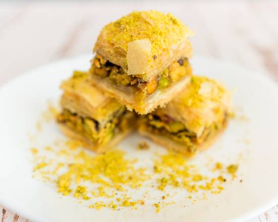 Order Baklava (3 pcs) food online from Falafel Cart store, Sacramento on bringmethat.com