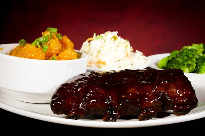 Order Baby Back Ribs & Pow Wow Shrimp food online from Aspen Creek Grill store, Noblesville on bringmethat.com