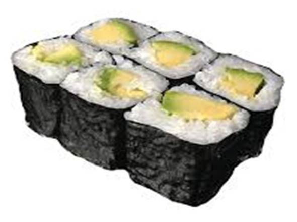 Order Avocado Roll （6pcs） food online from Shogun Japanese Restaurant store, Palm Harbor on bringmethat.com