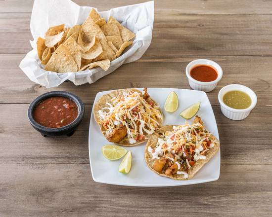 Order Fish Taco food online from Las Brisas Mexican Cuisine store, San Marcos on bringmethat.com