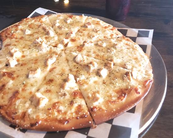 Order Large Chicken Alfredo Pizza food online from Breakers Grill store, Florence on bringmethat.com