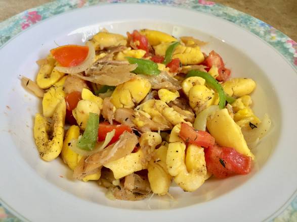 Order Breezes Ackee & Codfish food online from Breezes Island Grill store, New York on bringmethat.com