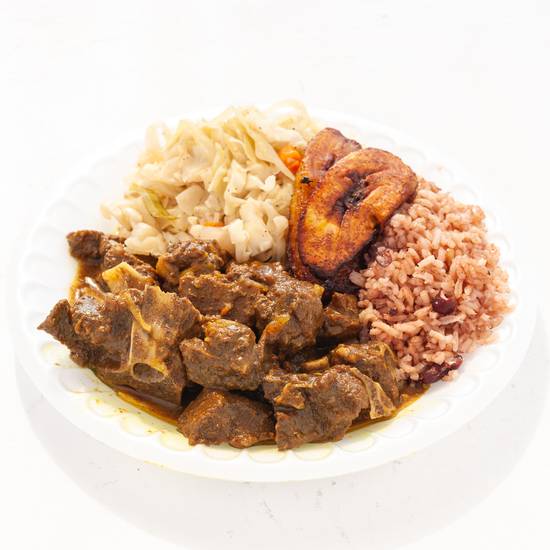 Order Curry Goat Large food online from Lawrence Caribbean Restaurant store, Charlotte on bringmethat.com