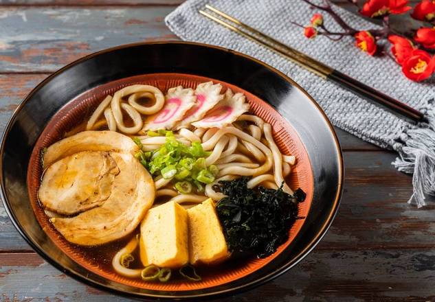 Order U(B)Chashu Pork Udon food online from Kyuramen 九汤屋 store, Cherry Hill on bringmethat.com
