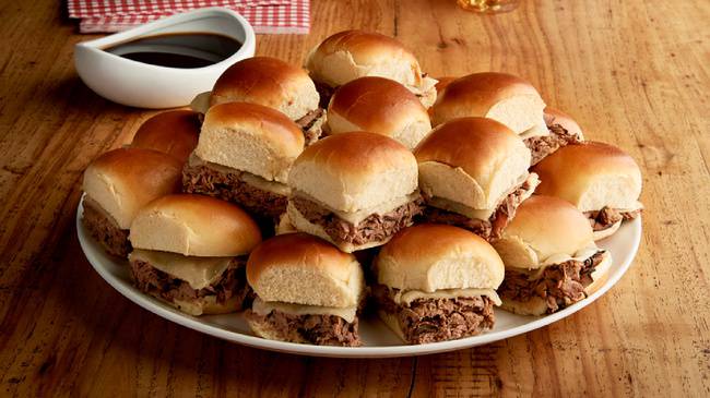Order Beefeater Sliders Tray (4990 cal) food online from Jason's Deli store, Lawrence on bringmethat.com