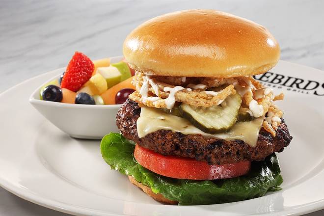 Order Durango Burger* food online from Firebirds Wood Fired Grill store, Omaha on bringmethat.com
