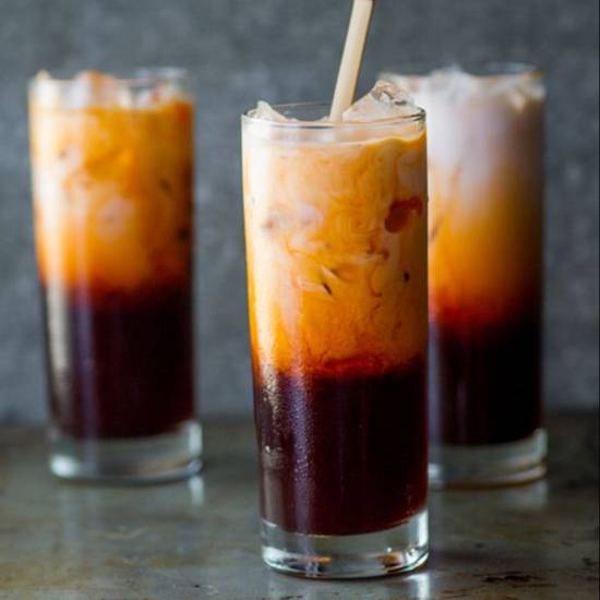 Order Thai Iced Tea food online from Jannys store, Irvine on bringmethat.com