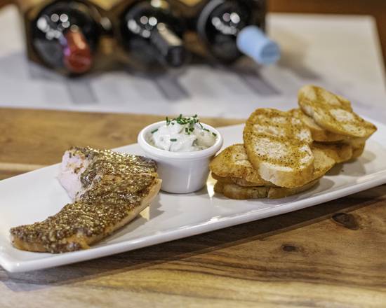 Order House Smoked Salmon food online from Stonewood Grill & Tavern store, Heathrow on bringmethat.com
