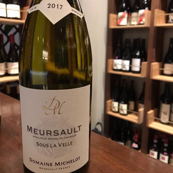 Order 2017 Domaine Michelot White Burgundy Chardonnay  Sous La Velle, Meursault, Burgundy, FRA food online from Resolute Wine Shop store, San Francisco on bringmethat.com