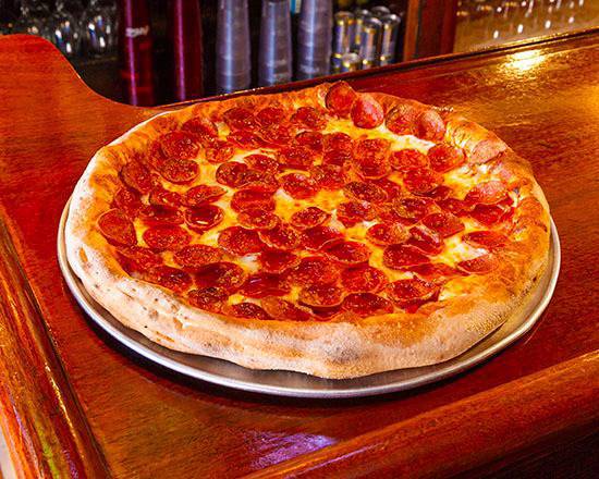 Order 14" Large Cheese Pizza food online from Caliente Pizza & Drafthouse store, Pittsburgh on bringmethat.com
