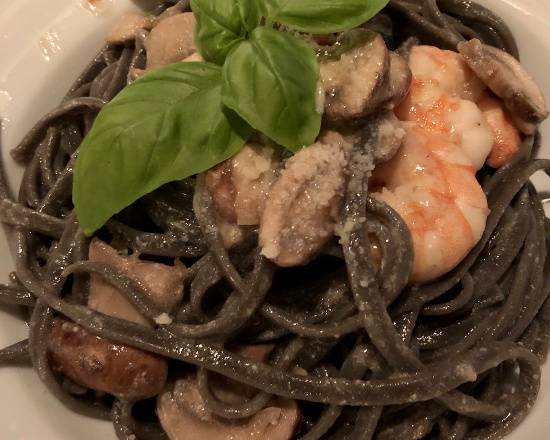 Order Black Linguine Squid Ink Shrimp food online from Spaghetto store, Davie on bringmethat.com