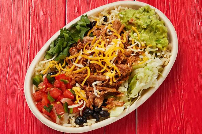 Order Shredded Brisket Burrito Bowl food online from Fuzzy's Taco Shop store, Lakeland on bringmethat.com