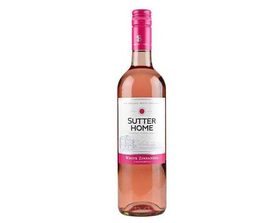 Order Sutter Home White Zinfandel 750ml (9.5% ABV) food online from Richmond Food Center store, Richmond on bringmethat.com