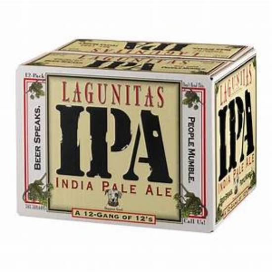 Order LAGUNITAS IPA 12PK-12OZ BTLS food online from Rocky Liquor store, Claremont on bringmethat.com