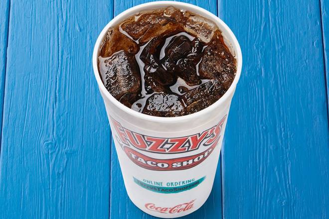 Order 32oz Souvenir Cup w/ Soda food online from Fuzzy's Taco Shop store, Riverview on bringmethat.com