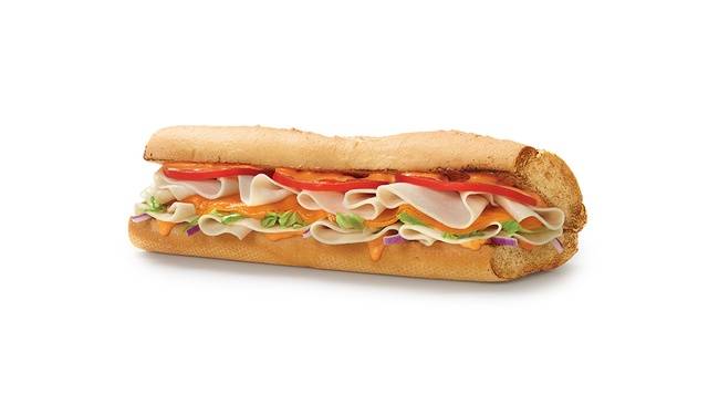 Order Chipotle Turkey Sub food online from Quiznos Grill store, Denver on bringmethat.com