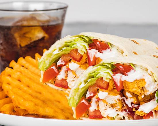 Order Chicken Bacon Ranch Wrap Meal food online from Wings Over store, Athens on bringmethat.com