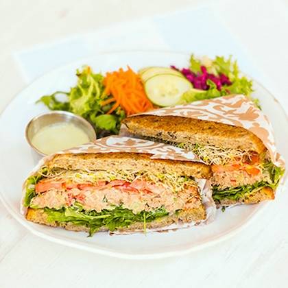 Order TUNA SPROUT SANDWICH food online from Pura Vida store, Miami on bringmethat.com