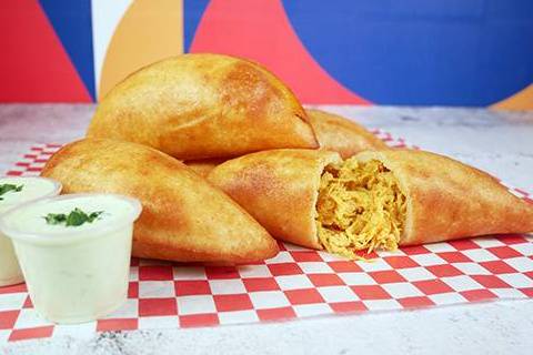 Order Empanada de Pollo Mechado / Shredded Chicken food online from Venezuelan house store, Miami on bringmethat.com