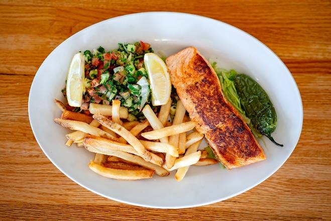 Order Grilled Salmon food online from Pita Hut store, Miami Beach on bringmethat.com