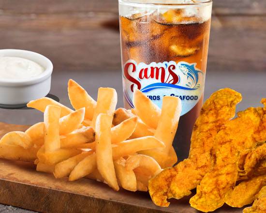 Order #7 Chicken Tenders food online from Sam Gyro & Seafood store, Saint Petersburg on bringmethat.com