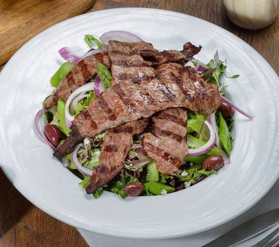 Order Steak Salad food online from Mangiano Pizza Restaurant & Catering store, Hanover on bringmethat.com
