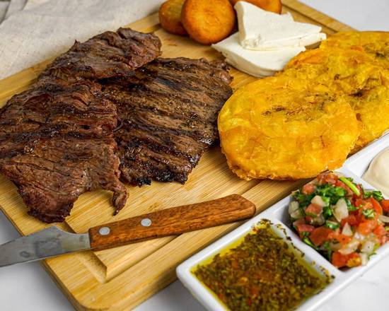 Order Parrilla de Res (Flat Angus meat) food online from Sabor Venezolano Kendall store, Miami on bringmethat.com