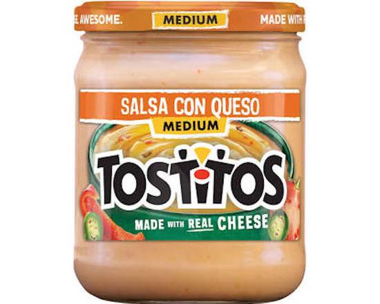 Order Tostitos Salsa Con Queso Dip 15oz food online from George's Market store, San Francisco on bringmethat.com