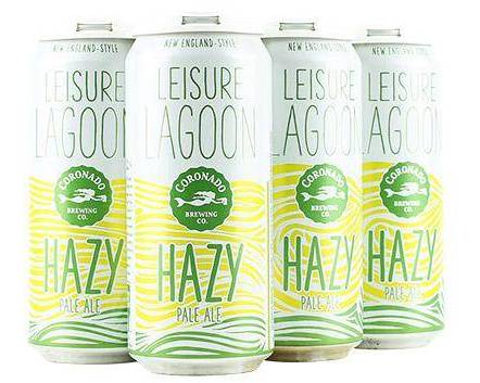 Order Coronado Leisure Lagoon Hazy Pale Ale 6pk-16oz (5.5% ABV) food online from Silver Liquor Market store, Los Angeles on bringmethat.com
