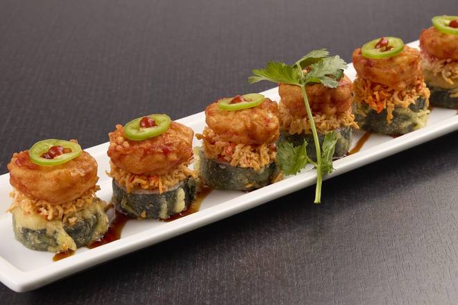 Order CHILI SHRIMP ROLL food online from RA Sushi Bar store, Las Vegas on bringmethat.com