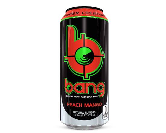 Order Bang Energy 16 oz Peach Mango food online from Trumbull Super Stop store, Trumbull on bringmethat.com