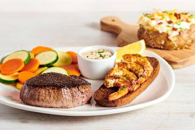 Order Sirloin* & Coconut Shrimp food online from Outback Steakhouse store, Sparks on bringmethat.com