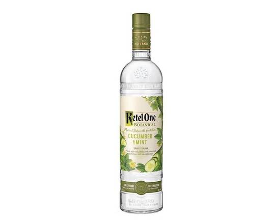 Order Ketel One Botanical Cucumber Mint Vodka, 750mL (30.0% ABV) food online from Golden Ox Liquors store, Saint Augustine on bringmethat.com