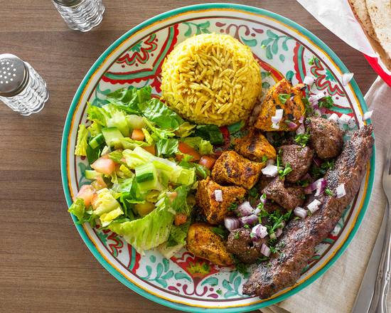 Order Cedar Mix Grill Plate food online from Cedars Grill store, Saint Petersburg on bringmethat.com