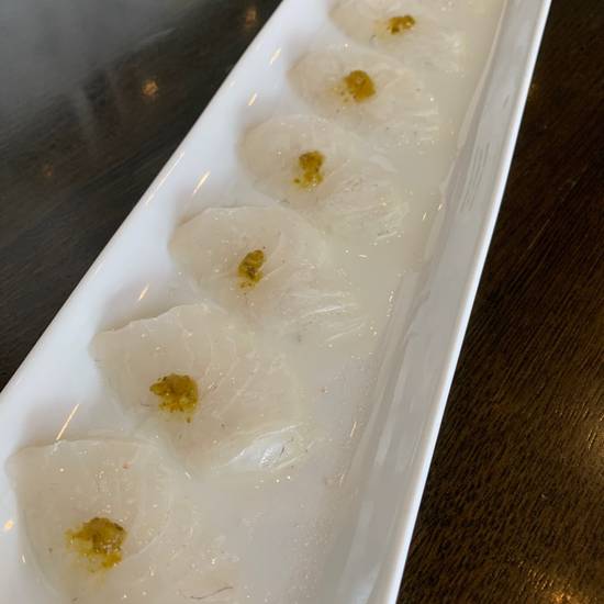 Order NZ Snapper (Tai) Sashimi food online from Yu-n-mi store, Beverly Hills on bringmethat.com